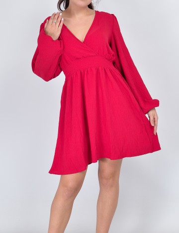 Rochie scurta SHEIN, rosu, S