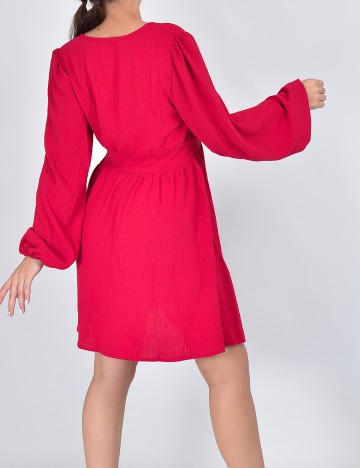 Rochie scurta SHEIN, rosu, S