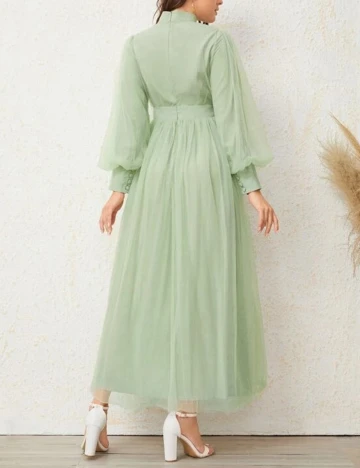 Rochie medie SHEIN, verde, M