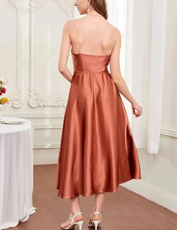 Rochie Medie SHEIN, maro, S Maro