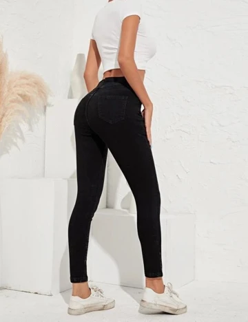 Blugi SHEIN, negru, L Negru