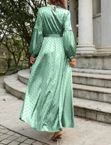 Rochie lunga SHEIN, verde, L