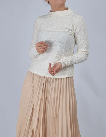 Bluza Reserved, ecru, S