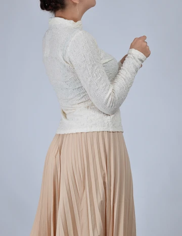 Bluza Reserved, ecru, S