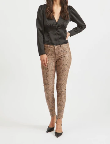 Pantaloni Vila, imprimeu sarpe, S/32