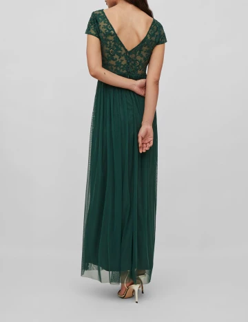 Rochie lunga Vila, verde, 36 Verde