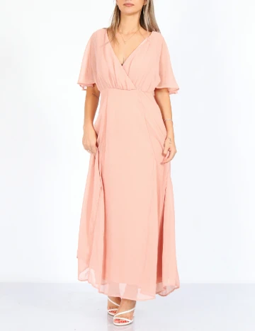 Rochie lunga Vila, roz, 36 Roz