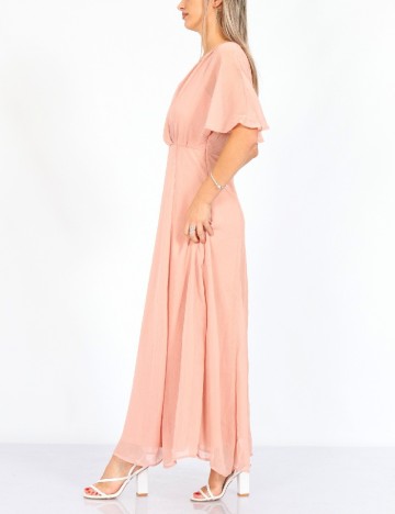 Rochie lunga Vila, roz, 36