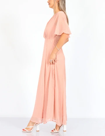 Rochie lunga Vila, roz, 36 Roz