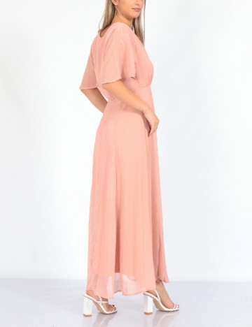 Rochie lunga Vila, roz, 36