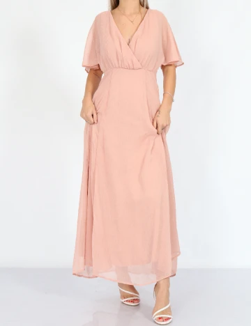 Rochie lunga Vila, roz, 36 Roz