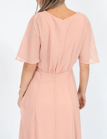 Rochie lunga Vila, roz, 36 Roz