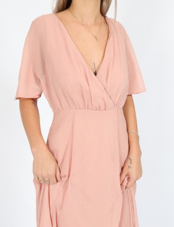 Rochie lunga Vila, roz, 36