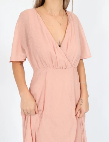 Rochie lunga Vila, roz, 36 Roz