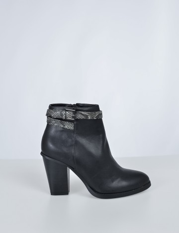 Botine Reserved, negru, 38