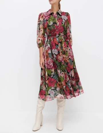 Rochie medie Reserved, floral, 42 Floral print