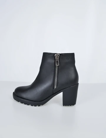 Botine Cleillin, negru, 38