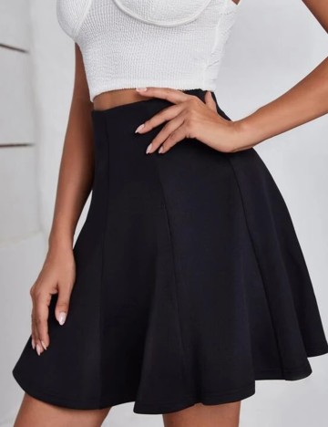 Fusta SHEIN, negru, M