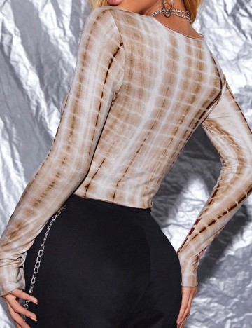 Top SHEIN, maro, S