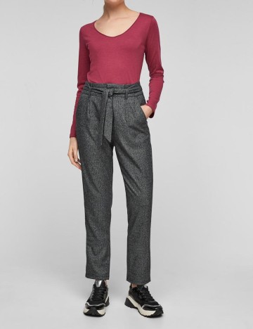 Pantaloni Q/S, gri, 36