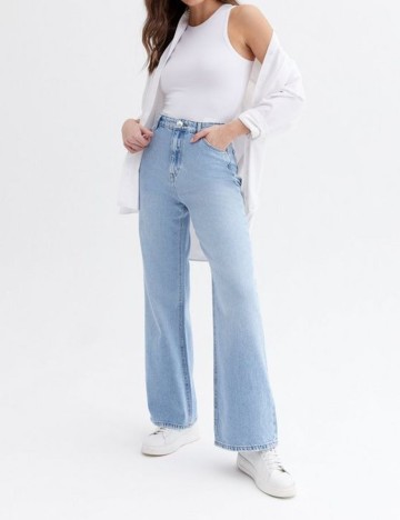 Blugi New look, albastru, 38