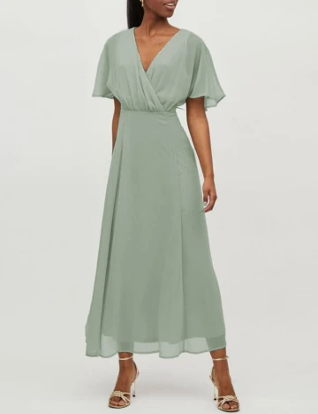 Rochie Lunga Vila, verde, 34 Verde