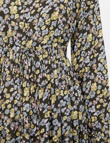 Rochie medie Pieces, floral, L