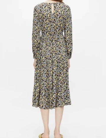 Rochie medie Pieces, floral, L