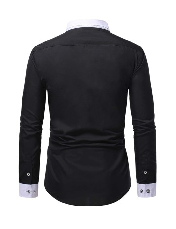 Camasa SHEIN, negru, S