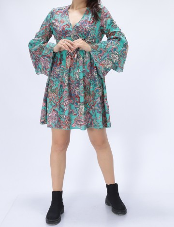 Rochie Scurta SHEIN, verde, S