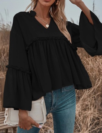 Bluza SHEIN, negru, S