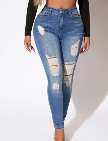Blugi SHEIN, albastru, W25