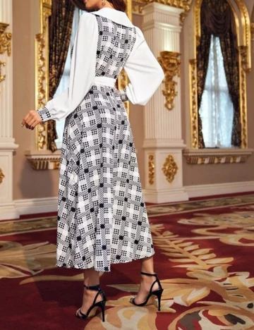 Rochie Lunga SHEIN, alb, XXL