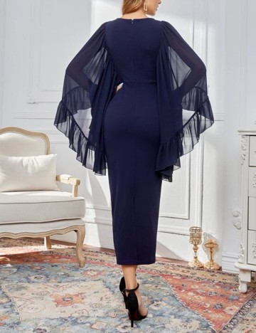 Rochie Lunga SHEIN, bleumarin, M