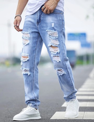 Blugi SHEIN, albastru, M