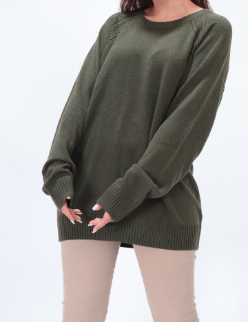 Bluza SHEIN, verde, XL