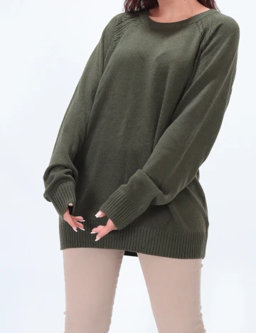 Bluza SHEIN, verde, XL