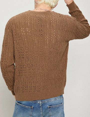 Pulover SHEIN, maro, L