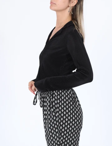 Camasa Bershka, negru, S Negru
