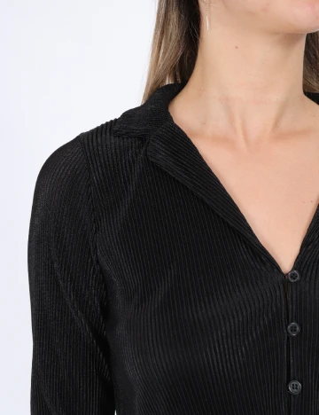 Camasa Bershka, negru, S Negru