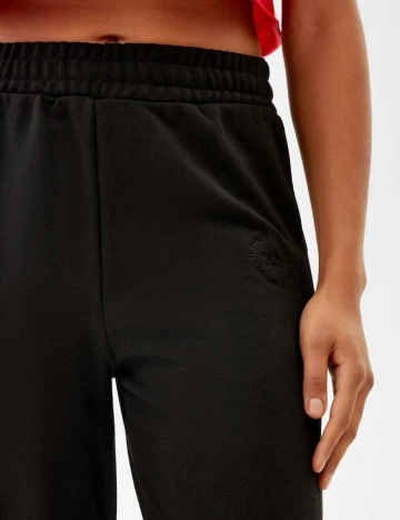 Pantaloni Bershka, negru, S Negru