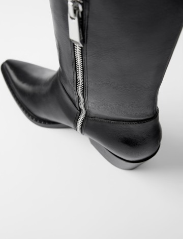Cizme Zara, negru, 37