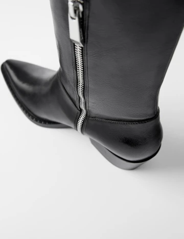 Cizme Zara, negru, 37