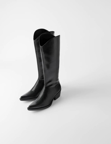 Cizme Zara, negru, 37