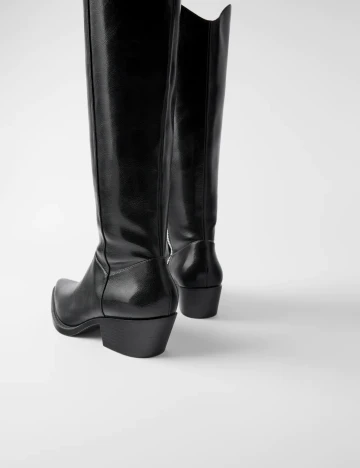 Cizme Zara, negru, 37