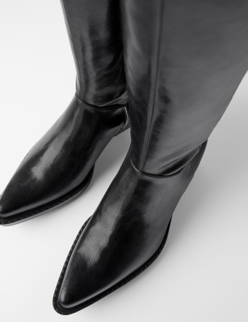 Cizme Zara, negru, 37