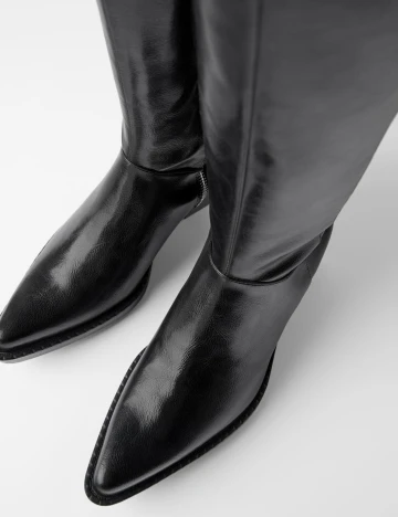 Cizme Zara, negru, 37