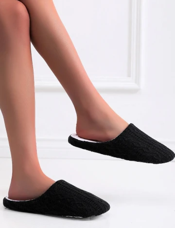Papuci de casa SHEIN, negru, 40/41