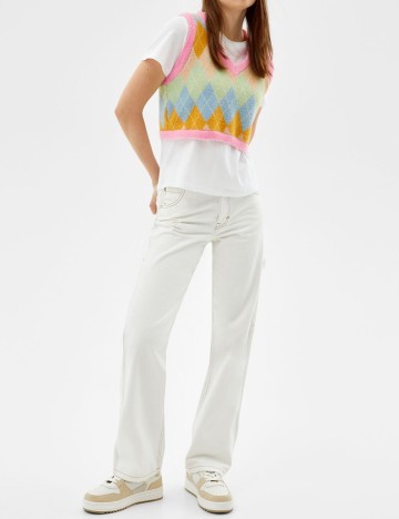 
						Vesta Bershka, mix culori, M