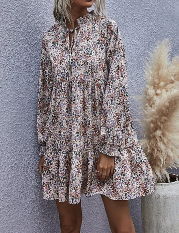 Rochie scurta SHEIN, floral Floral print